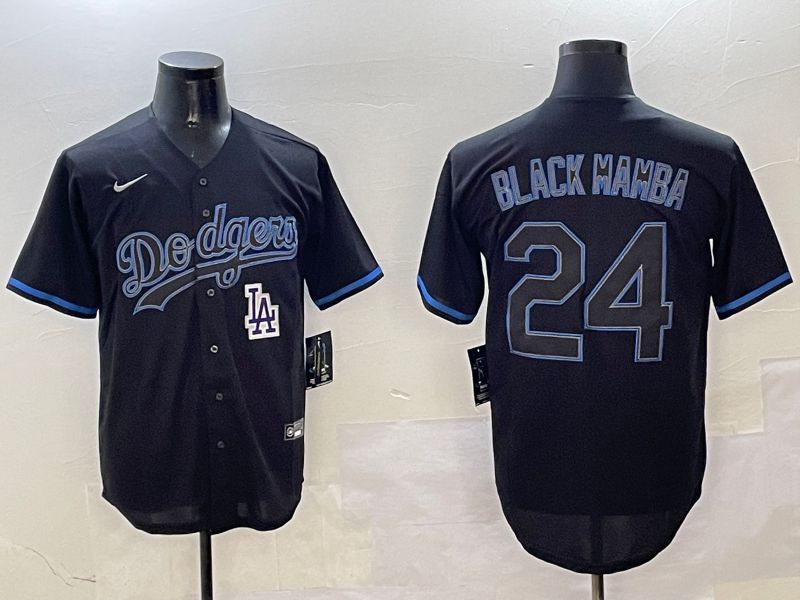 Men Los Angeles Dodgers 24 Black Mamba Black Classic Edition 2025 Nike MLB Jersey style 18
